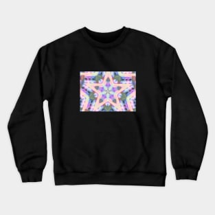 Floral Star Weave Crewneck Sweatshirt